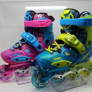 米高溜冰鞋中大童小孩滑轮鞋儿童专业滑冰鞋初学者花样旱冰鞋mc