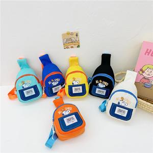 韩版儿童斜挎小包包单肩背包女孩男孩幼儿园可爱卡通出游零食胸包