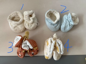 婴儿夹棉保暖鞋套 威尔贝鲁 molo&balo