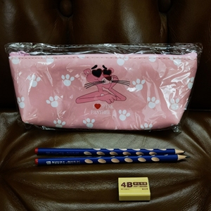 【凑单好货】全新粉红豹子笔袋，学习文具福袋！！包含：一个全新