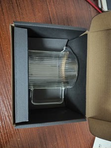 小罐茶玻璃公道杯  非卖品  全新带盒