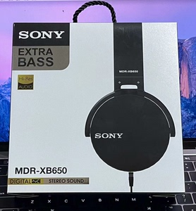 Sony索尼MDR-XB650AP头戴式有线耳机重低音带麦克