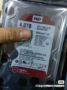 西数4T NAS红盘 WD40EFRX垂直盘