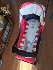 seebaby婴儿车可坐躺轻便折叠便携式宝宝伞车带餐盘婴儿坐