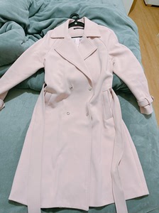 海伦公主的粉色大衣，衣长100，中码。