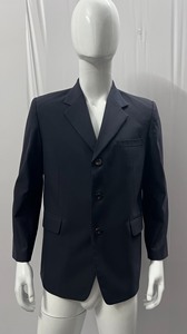 Z859 博柏利bbr品牌古着男装纯黑色西装西服男士职业外套