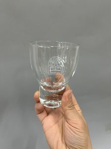 日本中古SUNTORY三得利玻璃杯 啤酒杯角瓶玻璃杯 无铅玻