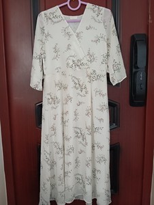 实体店300+入，很仙的连衣裙女夏超仙森系雪纺碎花小清新智熏