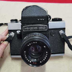 苏联基辅相机60带80f2.8红MC镜头