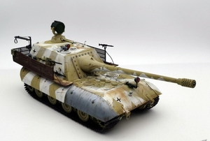 坦克世界白兔百突模型1/35 E100突击炮3D风格套件