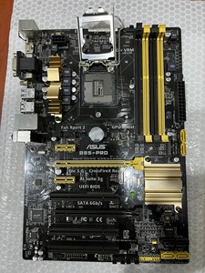华硕B85-PRO豪华大板，支持Intel 4代CPU，已测