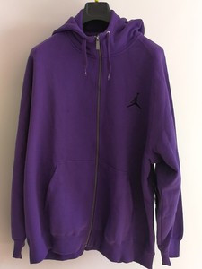 全新正品耐克针织卫衣帽衫，紫色，内里加绒。JORDAN AL