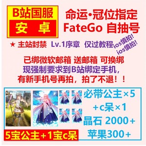 五宝公主+c呆fgo安卓B服爱尔奎特开局序章1级初始号石头号