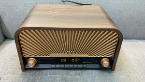 二手样机: 复古蓝牙收音一体式音箱家用CD机播放器无线收音机
