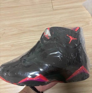 Air Jordan 7 AJ7黑红漆皮万圣节猛龙高帮球鞋3