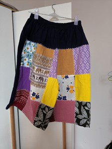 泰国清迈手工拼布刺子绣裤子