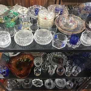 日本水晶 琉璃 玻璃 杯子 瓶子 钵 批发 零售