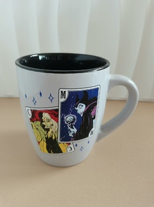 迪士尼反派角色乌苏拉库依拉毒皇后玛琳菲森陶瓷水杯马克杯咖啡杯