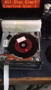 日产天籁歌乐六6碟cd机芯，读碟正常，带线路板。