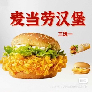 麦当劳代下单 5折汉堡10.4元 (麦辣鸡腿堡/麦香鱼汉堡/