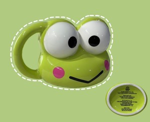 三丽鸥2023大眼蛙吸管杯咖啡杯马克杯，全新带标，会有微小瑕