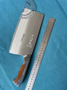 十八子作菜刀 G2001-A钢刃斩切刀 一刀两用 可斩鸡鸭鹅