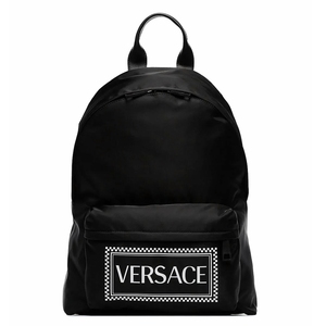 [4折即刻拍]市价7700[9.9新未使用]范思哲Versace男士复古双肩包