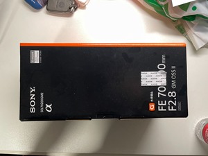 索尼70200GM2  G大师长焦镜头，23年12月京东购买