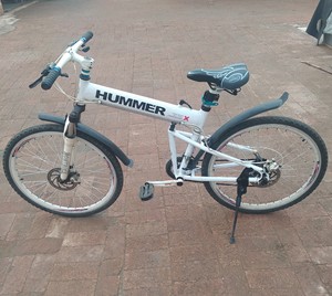 HUMMER/悍马折叠自行车，太空铝车架，轻便车架，21速变