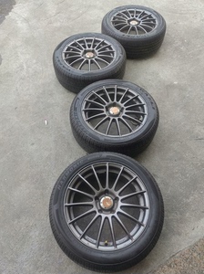 马自达马六拉拆下17寸轮毂轮胎一套，雅泛迪N901旋压轮毂，