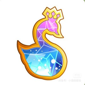 奥比岛水晶天鹅徽章