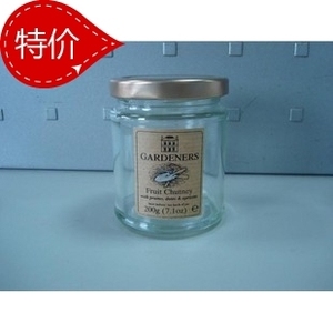厂家促销100 200 300ML玻璃瓶酱菜瓶蜂蜜瓶 果酱瓶食品密封罐
