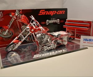 SNAP-ON 1:12 哈雷 逍遥骑士 合金仿真摩托车模型  比美富兰克林