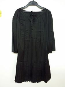 正品折扣【FA:GE 菲杰】 黑色 七分袖连衣裙（宽松款）