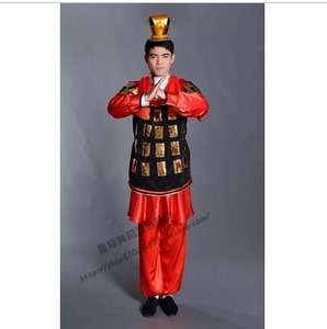 成人古装男式汉服影楼古代将军战士古代军装影视演出舞台演出服装