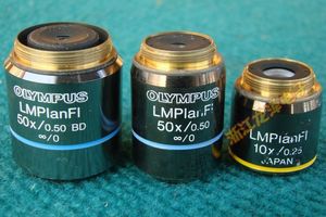 奥林巴斯OLYMPUS镜头LMPLANFI 10X/0.25 50X/0.5 50X/0.50BD 镜头