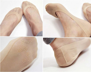 韩国无痕超薄硅胶防滑超浅口袜套冰丝棉质隐形船袜女