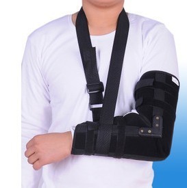 成人肘关节外固定支具肱骨外髁骨折康复护具前臂吊带家用上臂夹板