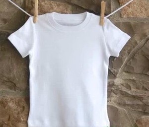 夏装新款流行童装短袖手绘女童男童圆领纯棉纯白色T恤宝宝打底衫