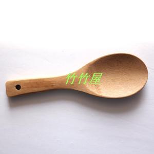 竹制品 天然竹子饭勺 碳化 不伤锅 无害 盛饭勺 纯天然 长20厘米