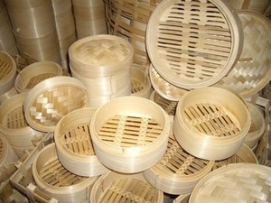 纯手工10-30竹蒸笼 精致小笼包子蒸格 包子蒸屉 太湖蟹家用竹笼屉