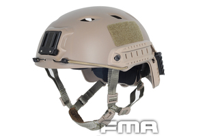 战术快速反应跳伞头盔 BJ盔 BJ款沙色头盔男 DE TB284