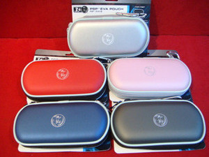 PSPEVA保护包 硬包 PSP配件 黑角拉链包防震包防水包专用布袋特价