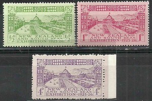 新西兰1925年《但尼丁展览会》邮票