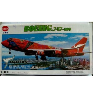 正德福339 1：300 澳洲“袋鼠之梦”波音747-400客机塑料拼装模型