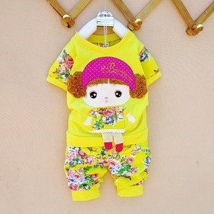 女童宝宝夏装新款2022新款韩版儿童套装外套婴儿衣服装1-2-3-4岁
