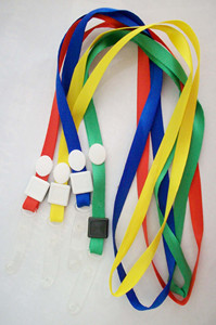 吊绳 胸卡吊带 光丝带 证件带 工作挂绳(蓝色)直钩