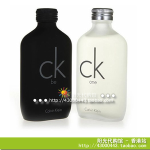 香港代购CK ONE/CK BE中性女士男士持久淡 香水 100ML古龙水