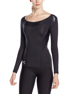 美国现货2XU BASE COMPRESSION L/S TOP女款长袖压缩衣