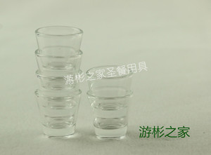 玻璃圣餐杯A款 餐杯 游彬之家餐具 10个玻璃圣杯